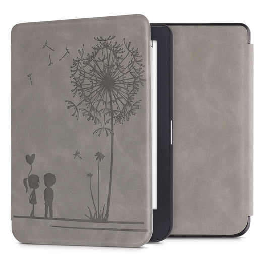 kwmobile Schutzhülle für Tolino Shine 3 Hülle - eReader Case aus Kunstleder mit Auto Sleep Funktion