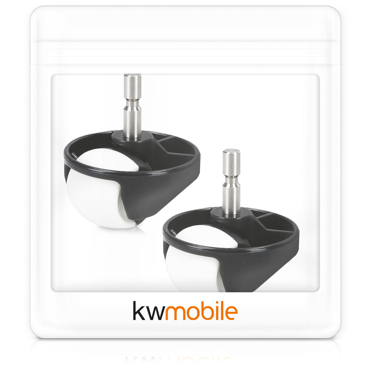 kwmobile 2x Vorderradmodul kompatibel mit iRobot Roomba Serie 500/600/700/800/900 - Front Räder Ersatzrad Set