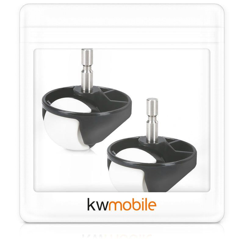 kwmobile 2x Vorderradmodul kompatibel mit iRobot Roomba Serie 500/600/700/800/900 - Front Räder Ersatzrad Set