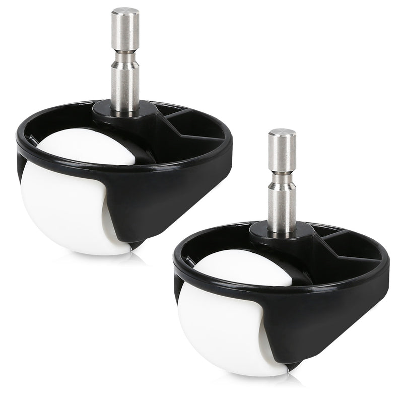 kwmobile 2x Vorderradmodul kompatibel mit iRobot Roomba Serie 500/600/700/800/900 - Front Räder Ersatzrad Set - Staubsauger Zubehör für Saugroboter Schwarz  [dsg01]