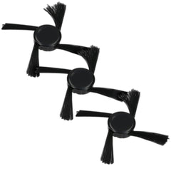 kwmobile Ersatzbürsten Set kompatibel mit Neato Botvac D5 / D6 / D7 Serie - 3x Seitenbürsten - Staubsauger Zubehör Bürsten Modelle D-Serie D5 D6 D7 Schwarz  [dsg01]