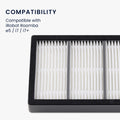 kwmobile Filter Set kompatibel mit iRobot Roomba e/i Serie - Ersatzfilter Hochleistungsfilter - Staubsauger Zubehör