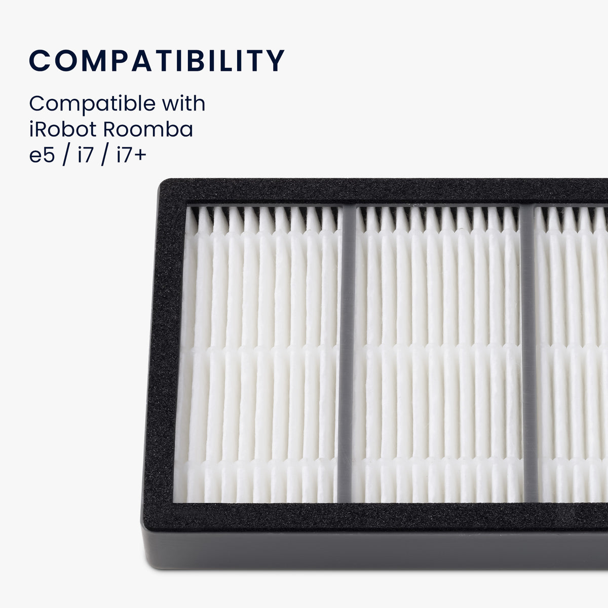 kwmobile Filter Set kompatibel mit iRobot Roomba e/i Serie - Ersatzfilter Hochleistungsfilter - Staubsauger Zubehör