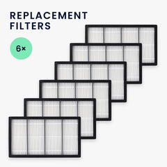 kwmobile Filter Set kompatibel mit iRobot Roomba e/i Serie - Ersatzfilter Hochleistungsfilter - Staubsauger Zubehör