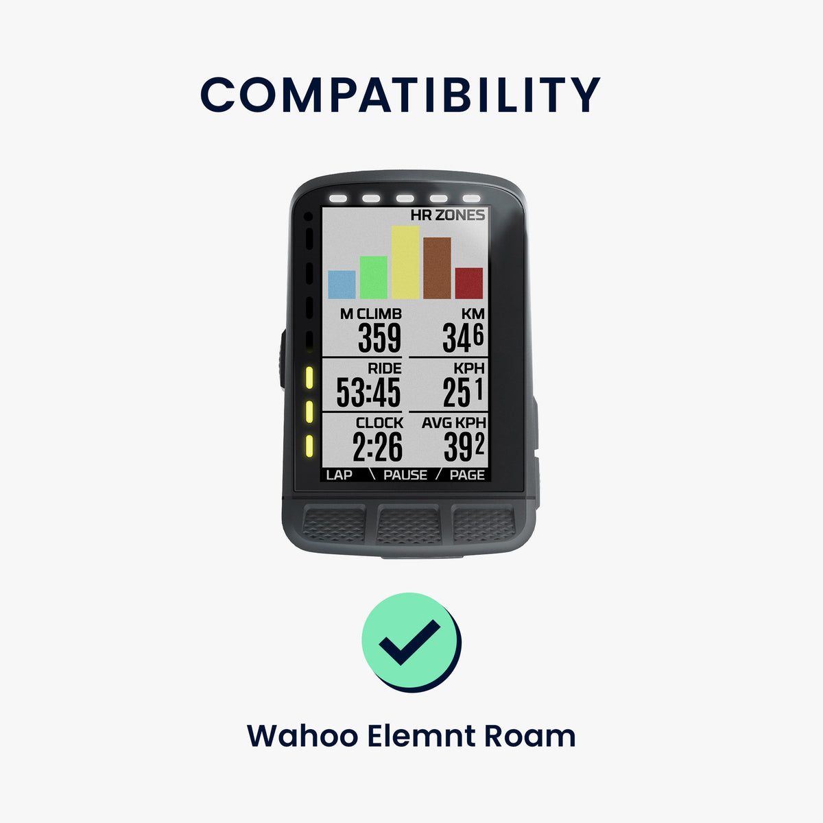 Hülle für Wahoo Elemnt Roam