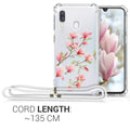 kwmobile Necklace Case kompatibel mit Samsung Galaxy A40 Hülle - Silikon Cover mit Handykette