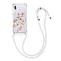 kwmobile Necklace Case kompatibel mit Samsung Galaxy A40 Hülle - Silikon Cover mit Handykette