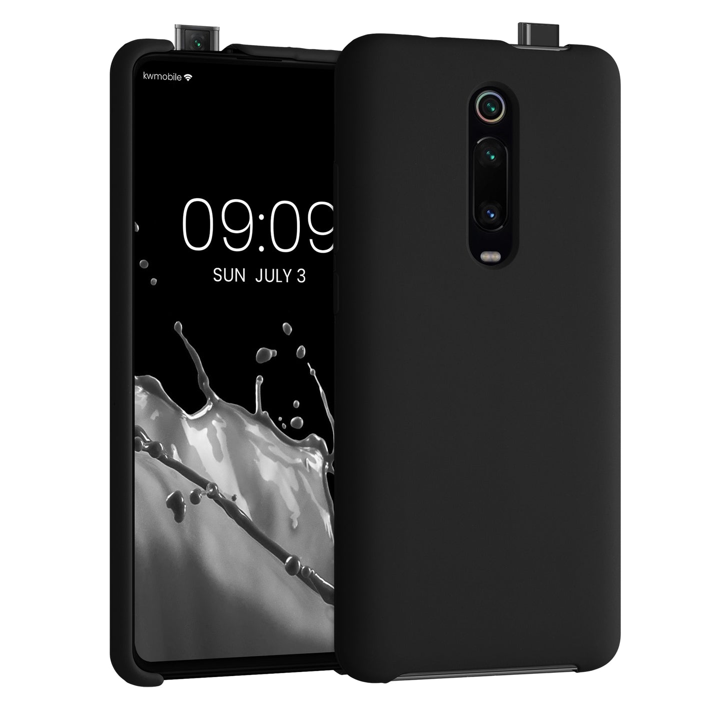 kwmobile Handyhülle für Xiaomi Mi 9T (Pro) / Redmi K20 (Pro) Hülle - Case Silikon - Kabelloses Laden - Schutzhülle Cover
