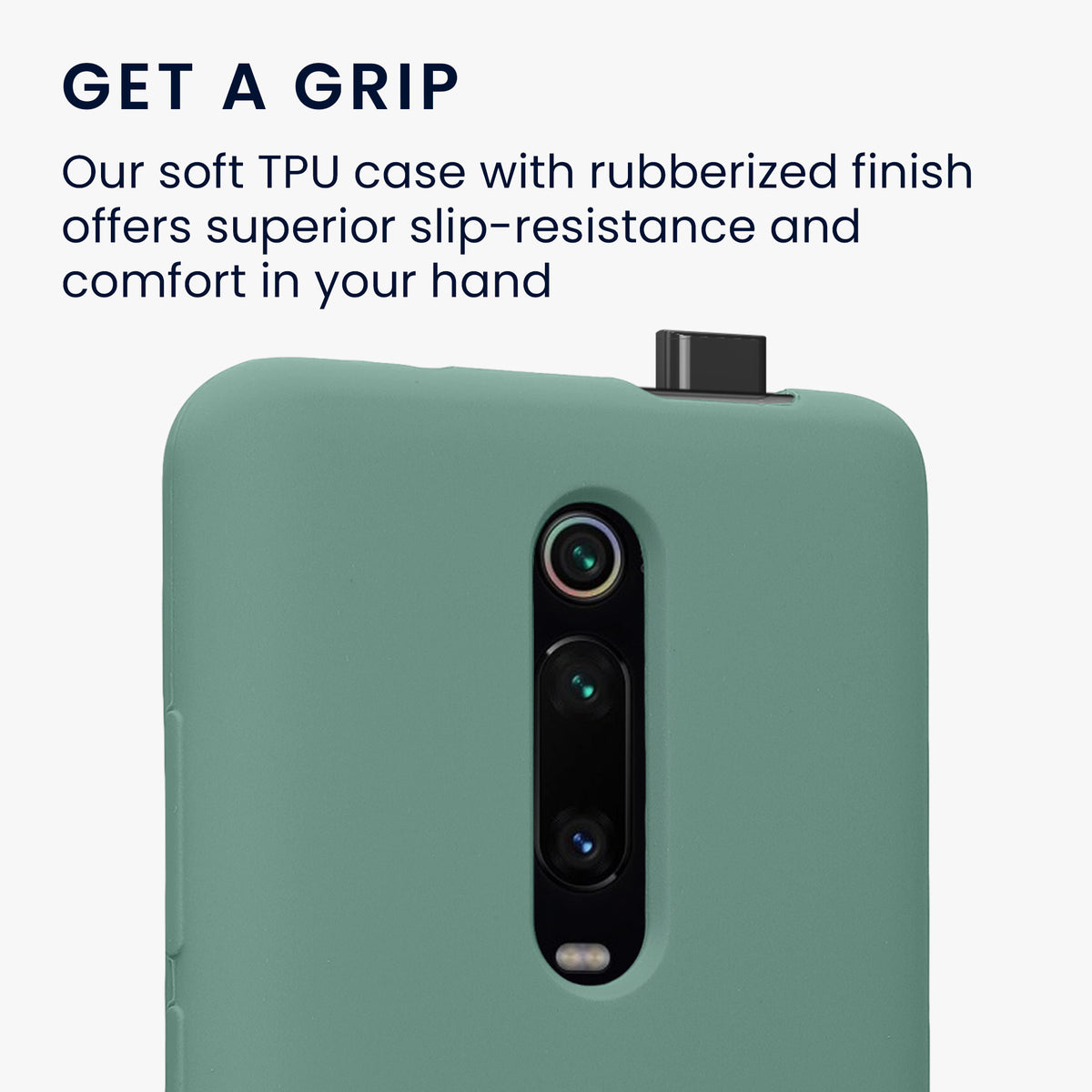 kwmobile Handyhülle für Xiaomi Mi 9T (Pro) / Redmi K20 (Pro) Hülle - Case Silikon - Kabelloses Laden - Schutzhülle Cover