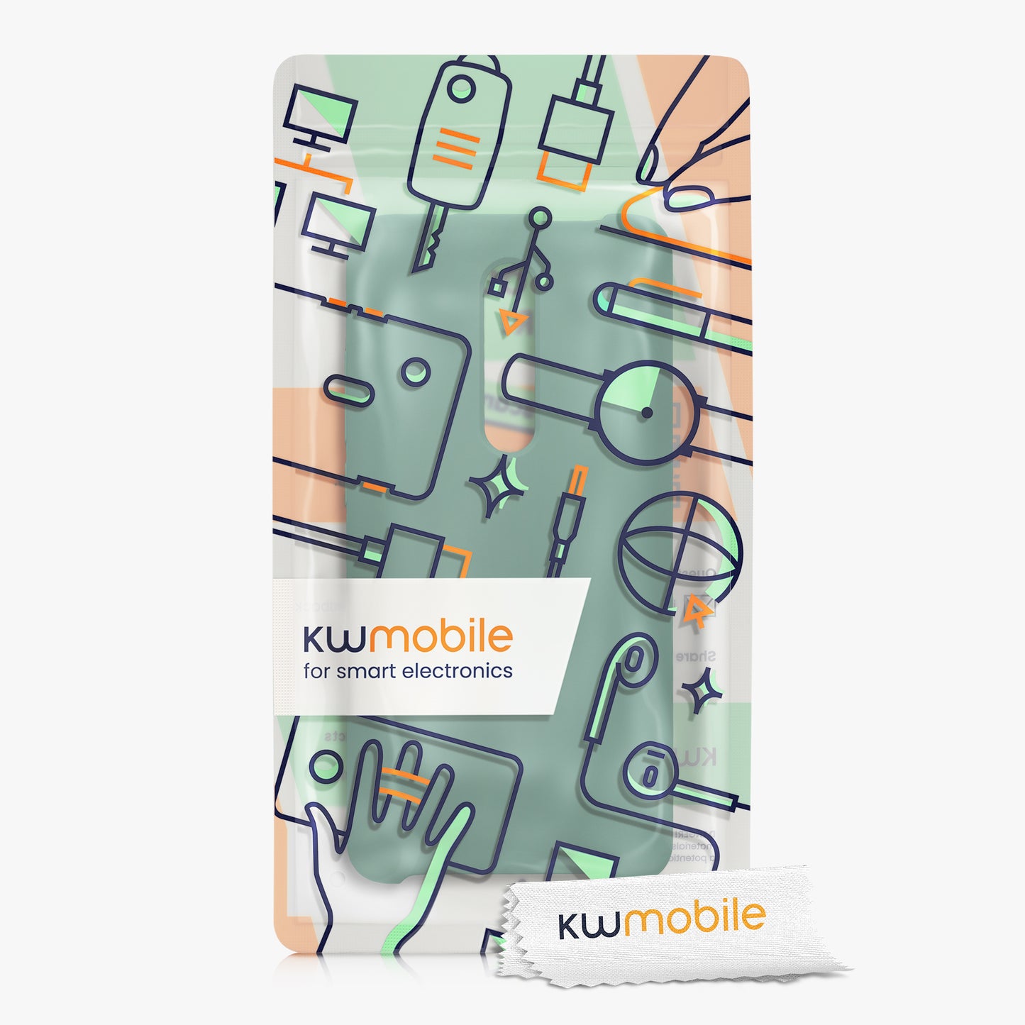 kwmobile Handyhülle für Xiaomi Mi 9T (Pro) / Redmi K20 (Pro) Hülle - Case Silikon - Kabelloses Laden - Schutzhülle Cover