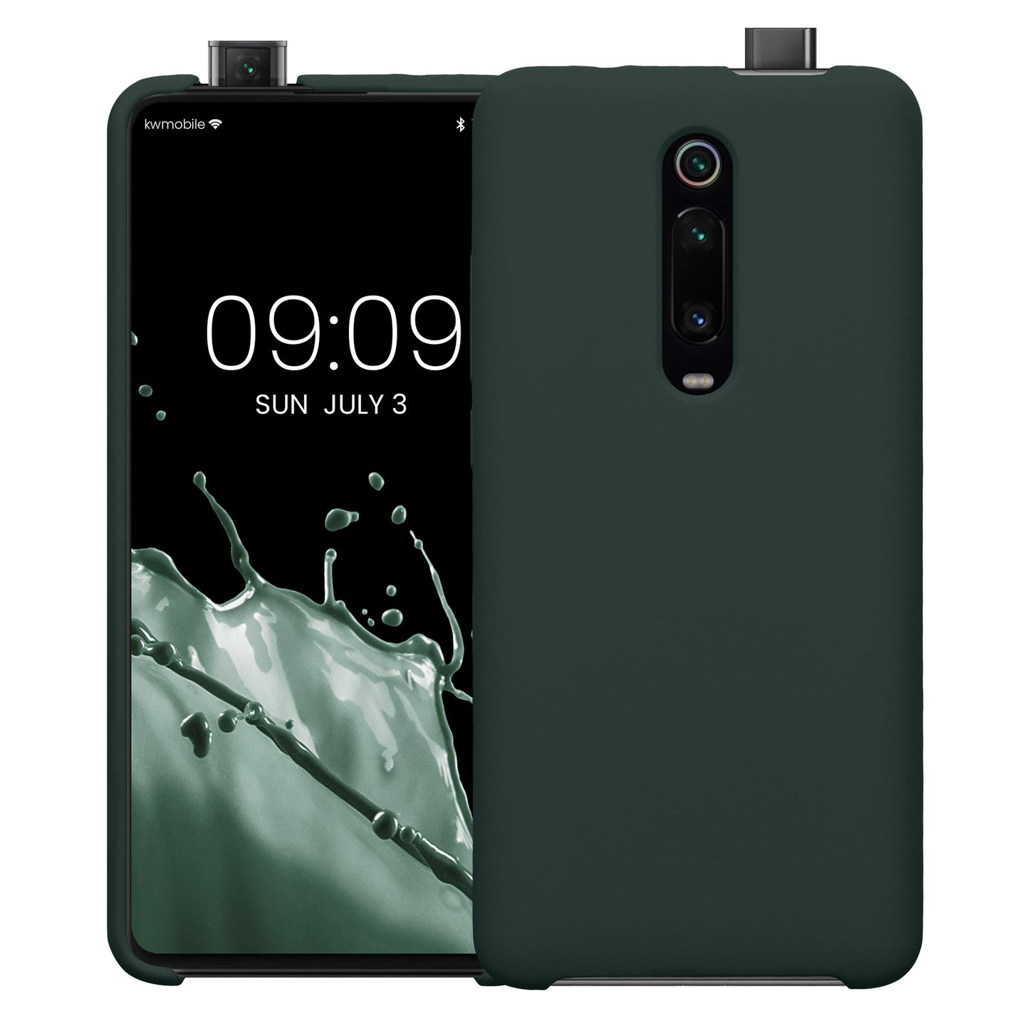 kwmobile Handyhülle für Xiaomi Mi 9T (Pro) / Redmi K20 (Pro) Hülle - Case Silikon - Kabelloses Laden - Schutzhülle Cover