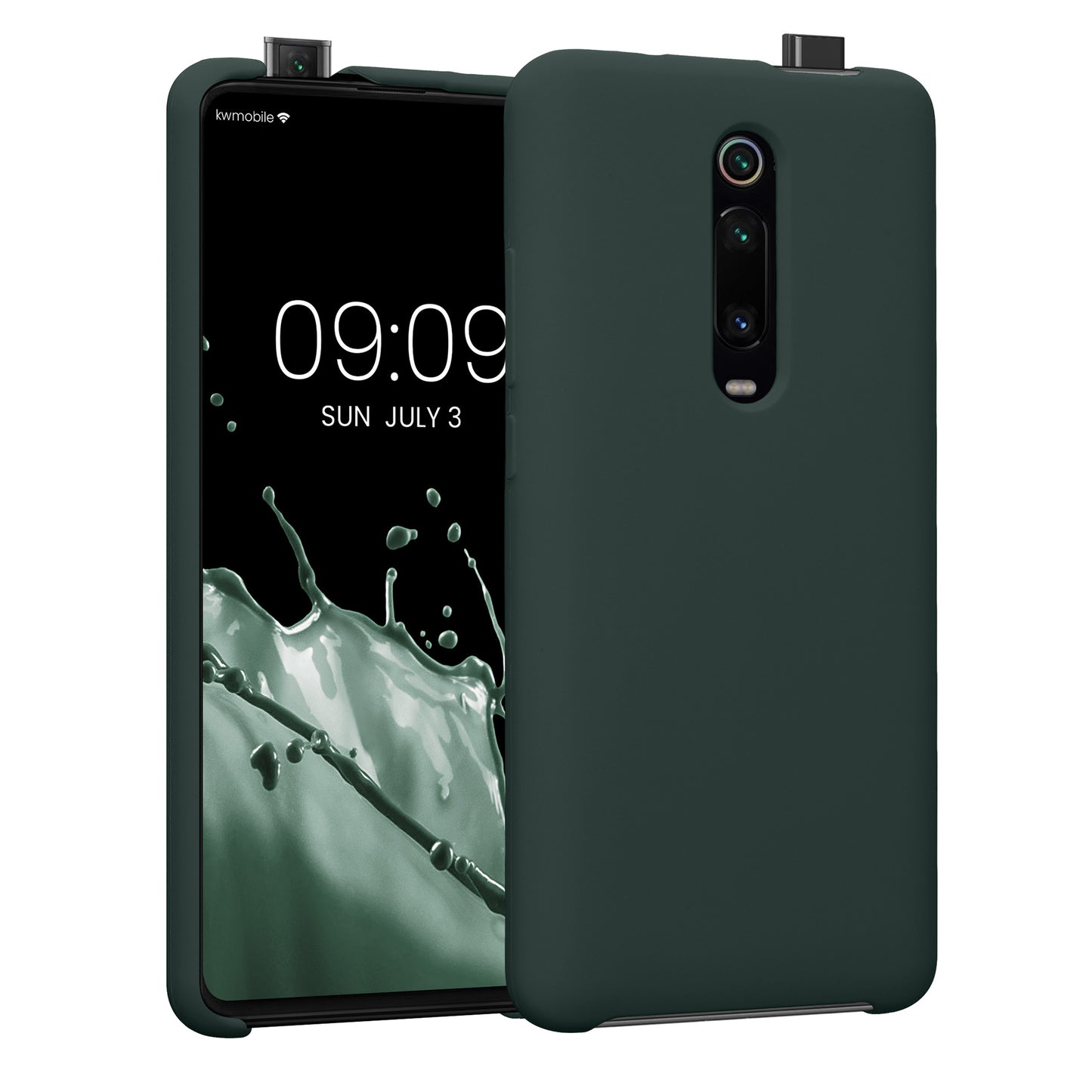 kwmobile Handyhülle für Xiaomi Mi 9T (Pro) / Redmi K20 (Pro) Hülle - Case Silikon - Kabelloses Laden - Schutzhülle Cover