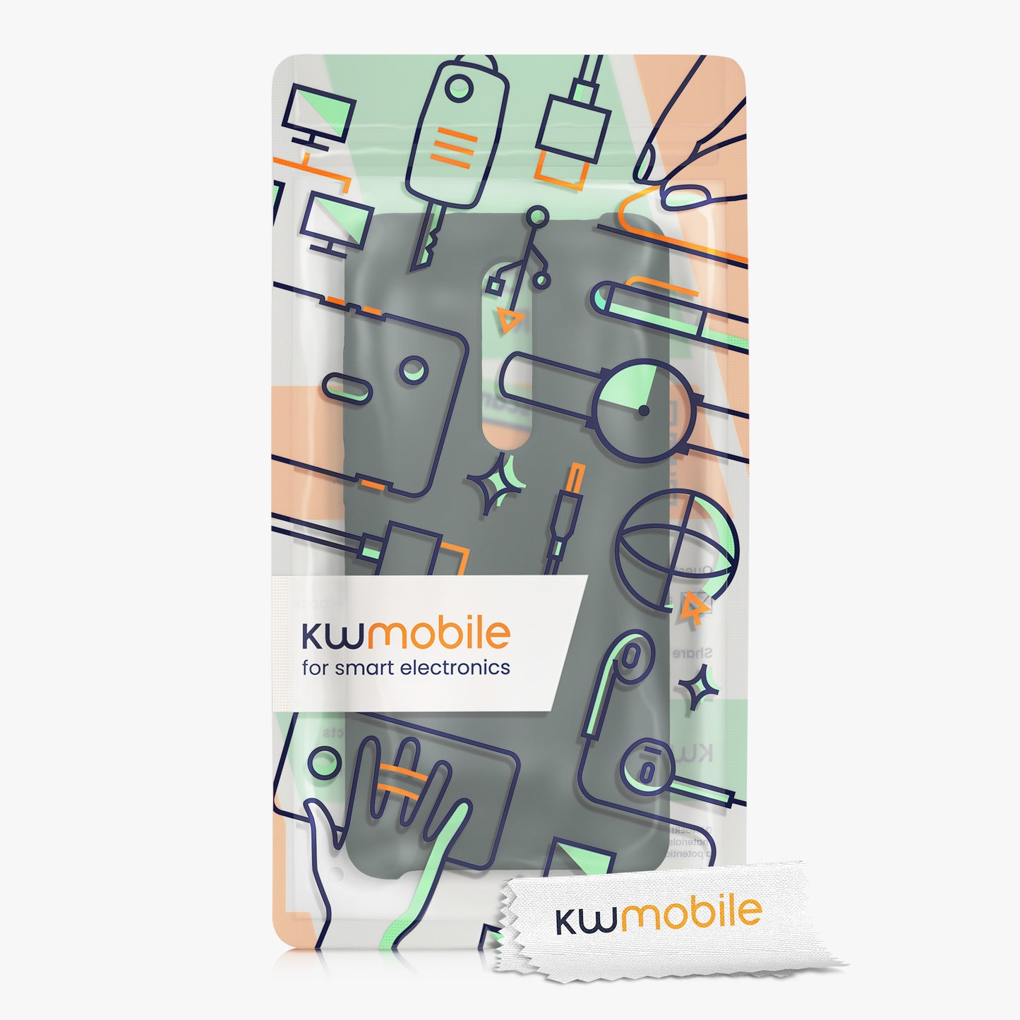 kwmobile Handyhülle für Xiaomi Mi 9T (Pro) / Redmi K20 (Pro) Hülle - Case Silikon - Kabelloses Laden - Schutzhülle Cover