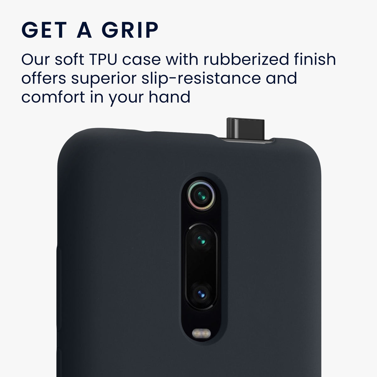 kwmobile Handyhülle für Xiaomi Mi 9T (Pro) / Redmi K20 (Pro) Hülle - Case Silikon - Kabelloses Laden - Schutzhülle Cover