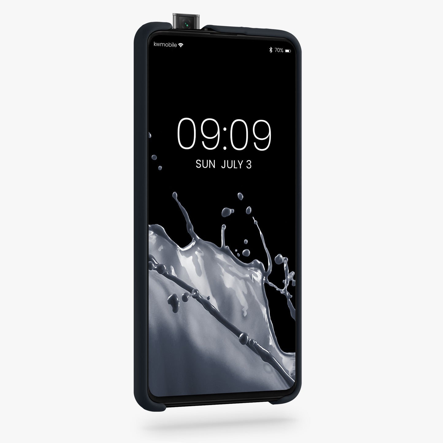 kwmobile Handyhülle für Xiaomi Mi 9T (Pro) / Redmi K20 (Pro) Hülle - Case Silikon - Kabelloses Laden - Schutzhülle Cover