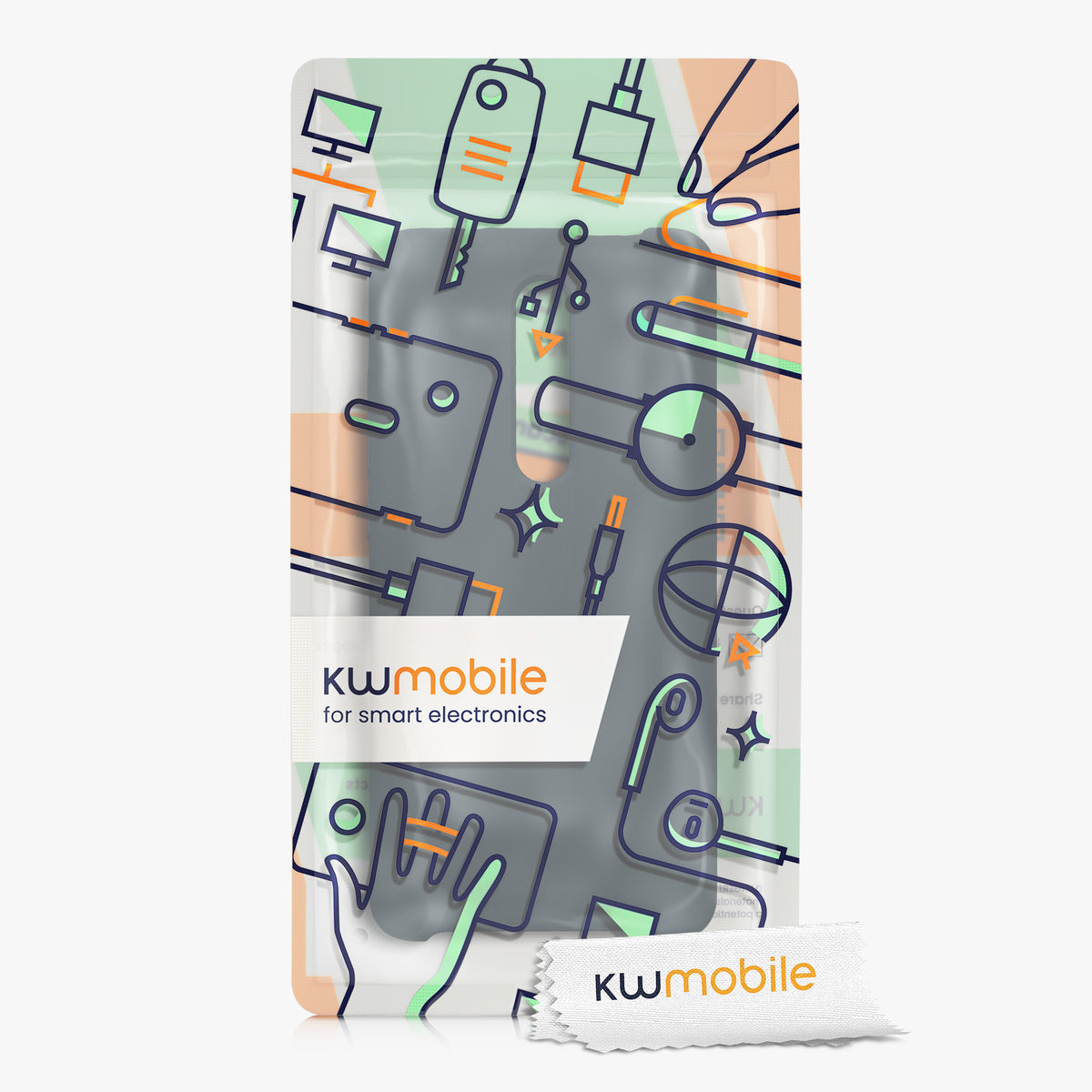kwmobile Handyhülle für Xiaomi Mi 9T (Pro) / Redmi K20 (Pro) Hülle - Case Silikon - Kabelloses Laden - Schutzhülle Cover