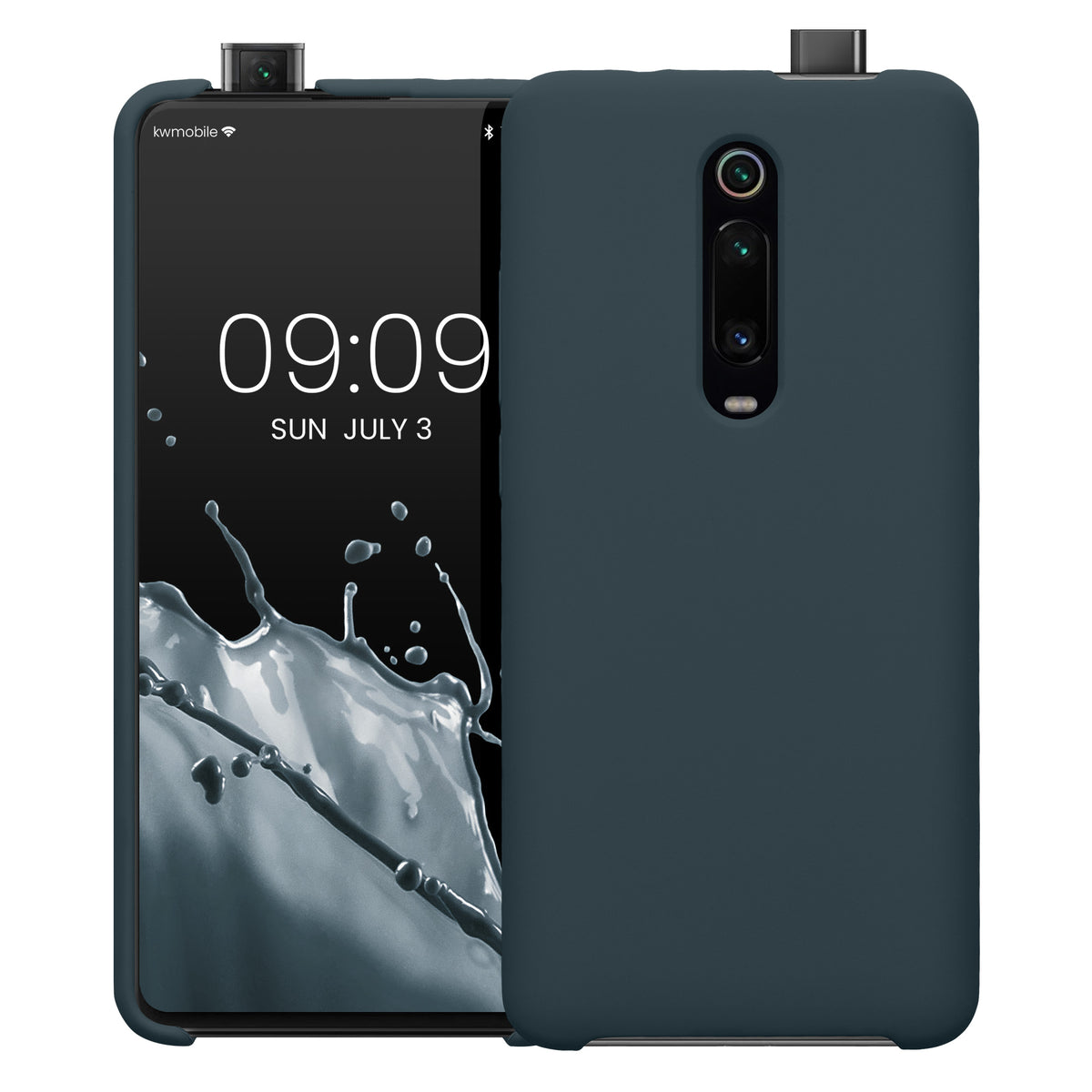 kwmobile Handyhülle für Xiaomi Mi 9T (Pro) / Redmi K20 (Pro) Hülle - Case Silikon - Kabelloses Laden - Schutzhülle Cover