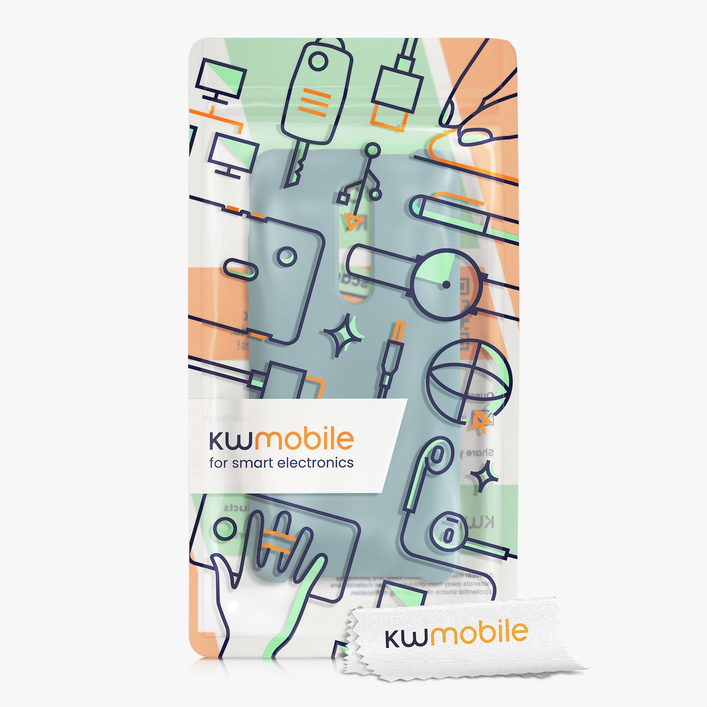 kwmobile Handyhülle für Xiaomi Mi 9T (Pro) / Redmi K20 (Pro) Hülle - Case Silikon - Kabelloses Laden - Schutzhülle Cover