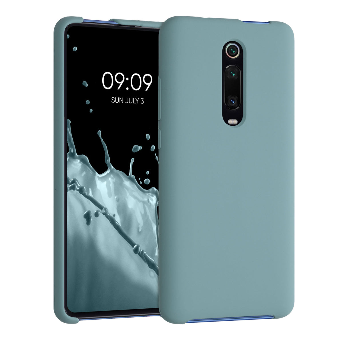 kwmobile Handyhülle für Xiaomi Mi 9T (Pro) / Redmi K20 (Pro) Hülle - Case Silikon - Kabelloses Laden - Schutzhülle Cover