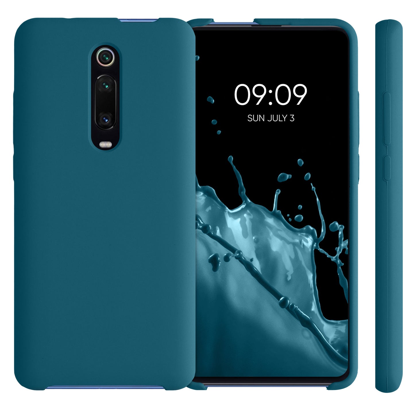 kwmobile Handyhülle für Xiaomi Mi 9T (Pro) / Redmi K20 (Pro) Hülle - Case Silikon - Kabelloses Laden - Schutzhülle Cover