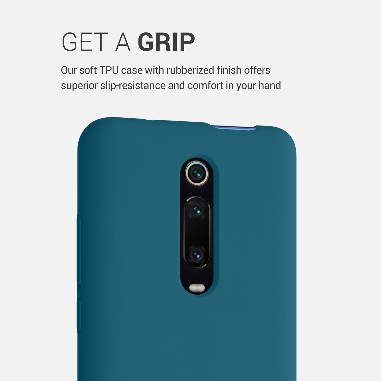 kwmobile Handyhülle für Xiaomi Mi 9T (Pro) / Redmi K20 (Pro) Hülle - Case Silikon - Kabelloses Laden - Schutzhülle Cover