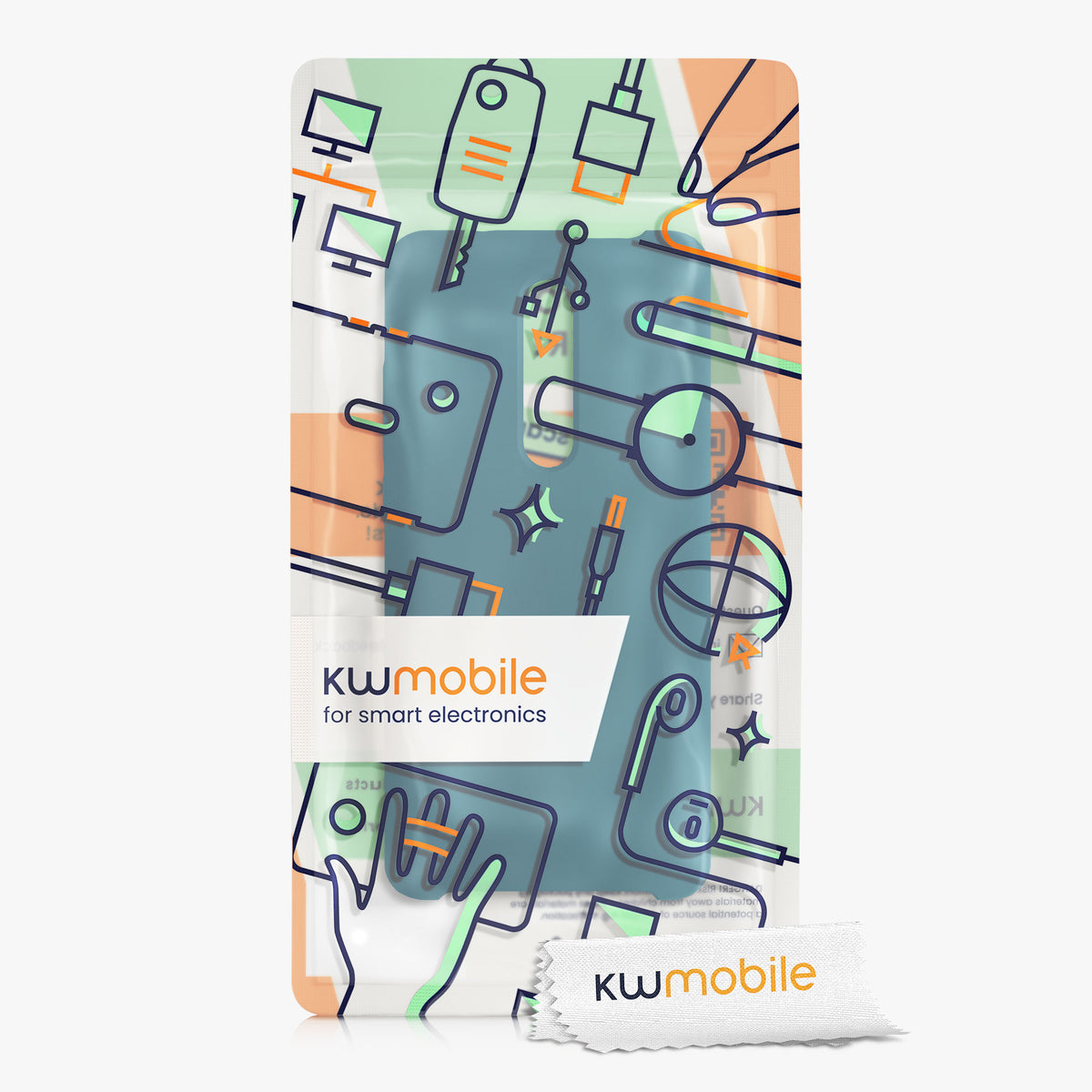 kwmobile Handyhülle für Xiaomi Mi 9T (Pro) / Redmi K20 (Pro) Hülle - Case Silikon - Kabelloses Laden - Schutzhülle Cover