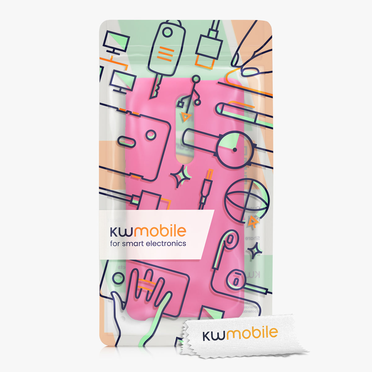 kwmobile Handyhülle für Xiaomi Mi 9T (Pro) / Redmi K20 (Pro) Hülle - Case Silikon - Kabelloses Laden - Schutzhülle Cover