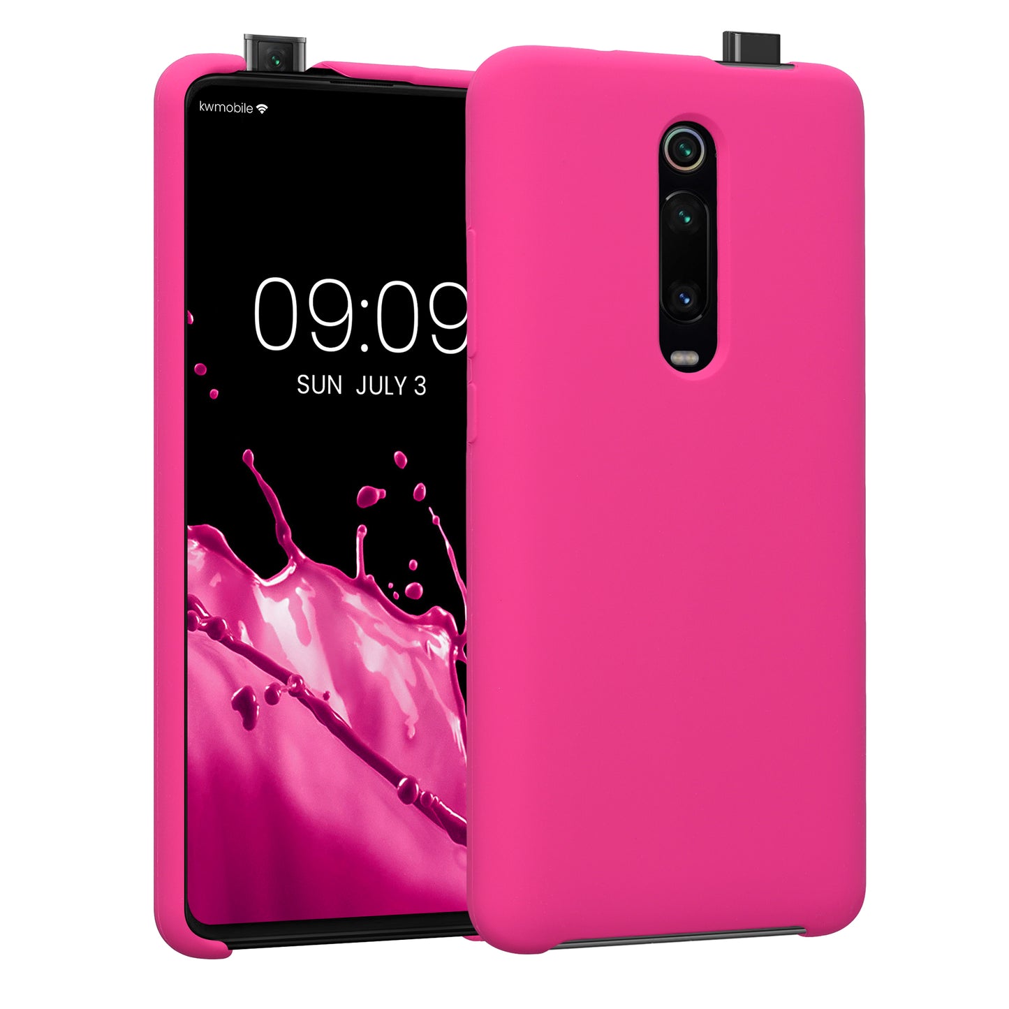 kwmobile Handyhülle für Xiaomi Mi 9T (Pro) / Redmi K20 (Pro) Hülle - Case Silikon - Kabelloses Laden - Schutzhülle Cover