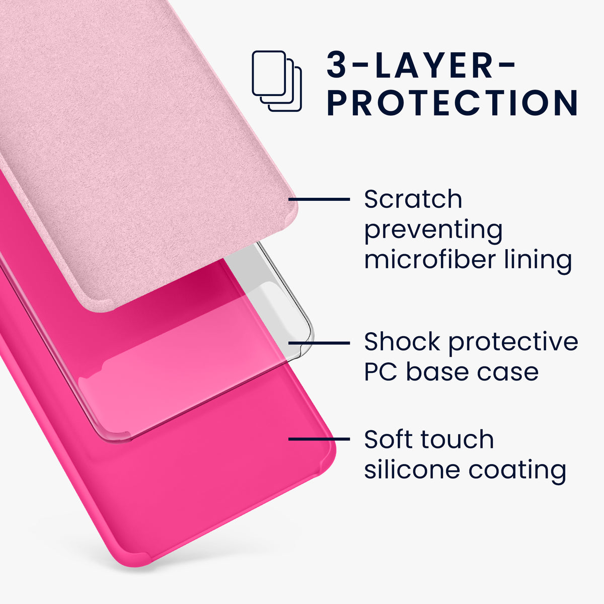 kwmobile Handyhülle für Xiaomi Mi 9T (Pro) / Redmi K20 (Pro) Hülle - Case Silikon - Kabelloses Laden - Schutzhülle Cover