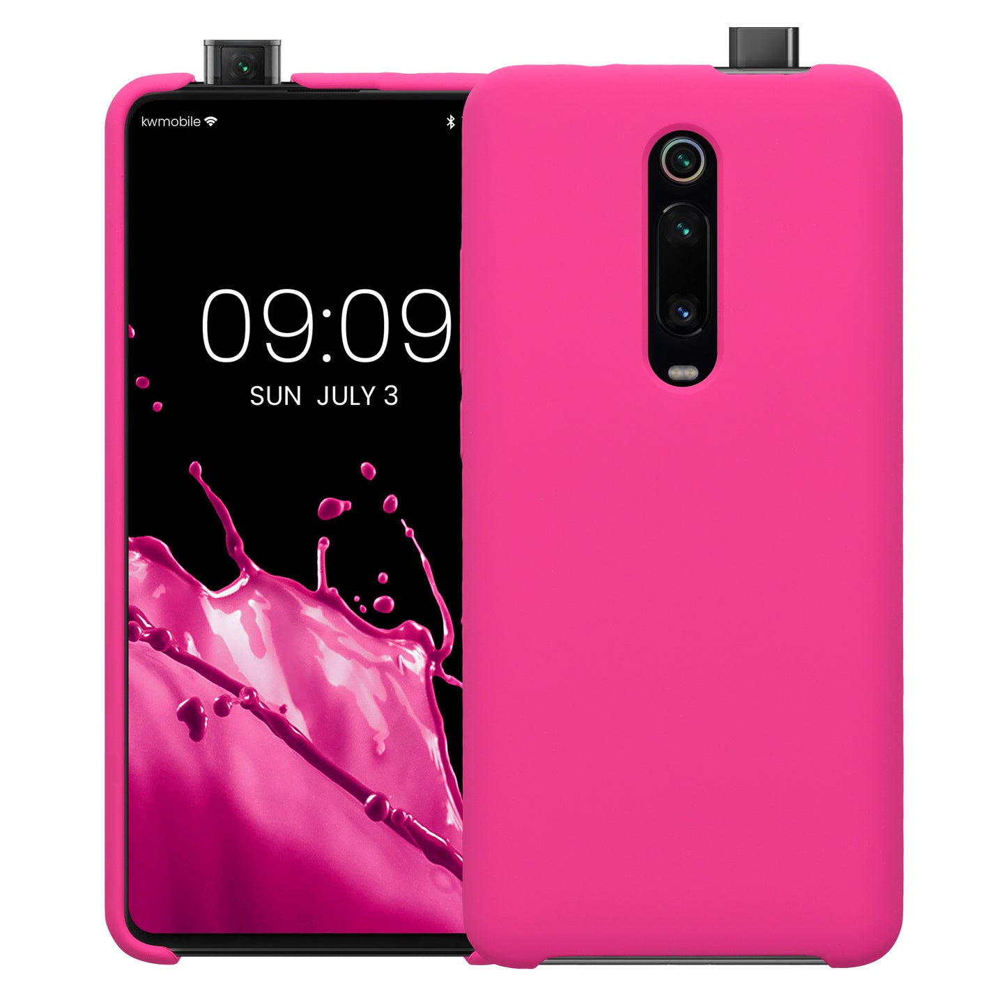 kwmobile Handyhülle für Xiaomi Mi 9T (Pro) / Redmi K20 (Pro) Hülle - Case Silikon - Kabelloses Laden - Schutzhülle Cover