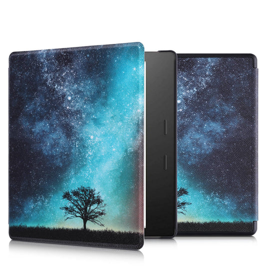 kwmobile Schutzhülle für Amazon Kindle Oasis 10. Generation Hülle - eReader Flip Case mit Auto Sleep Funktion