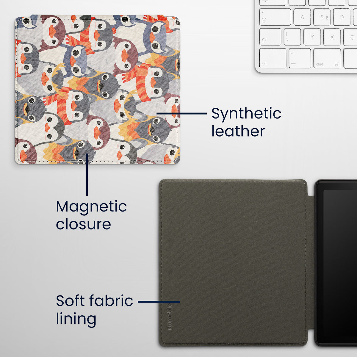 eReader Flip Case für Amazon Kindle Oasis 10. Generation mit Auto-Sleep