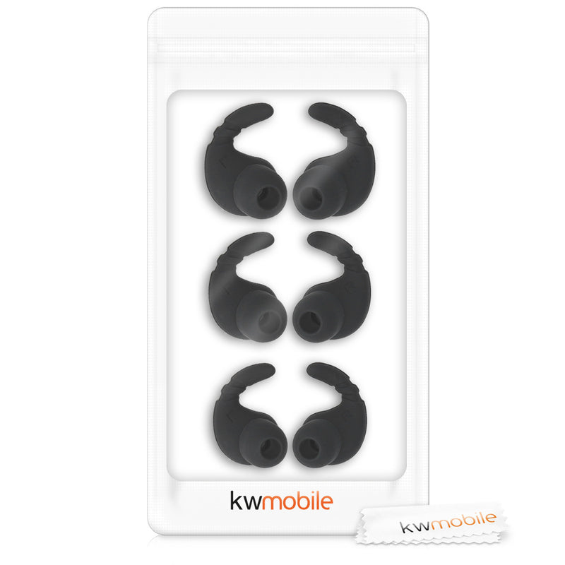 Universal Silikonhülle mit Haken für In-Ear Kopfhörer / Ohrstöpsel