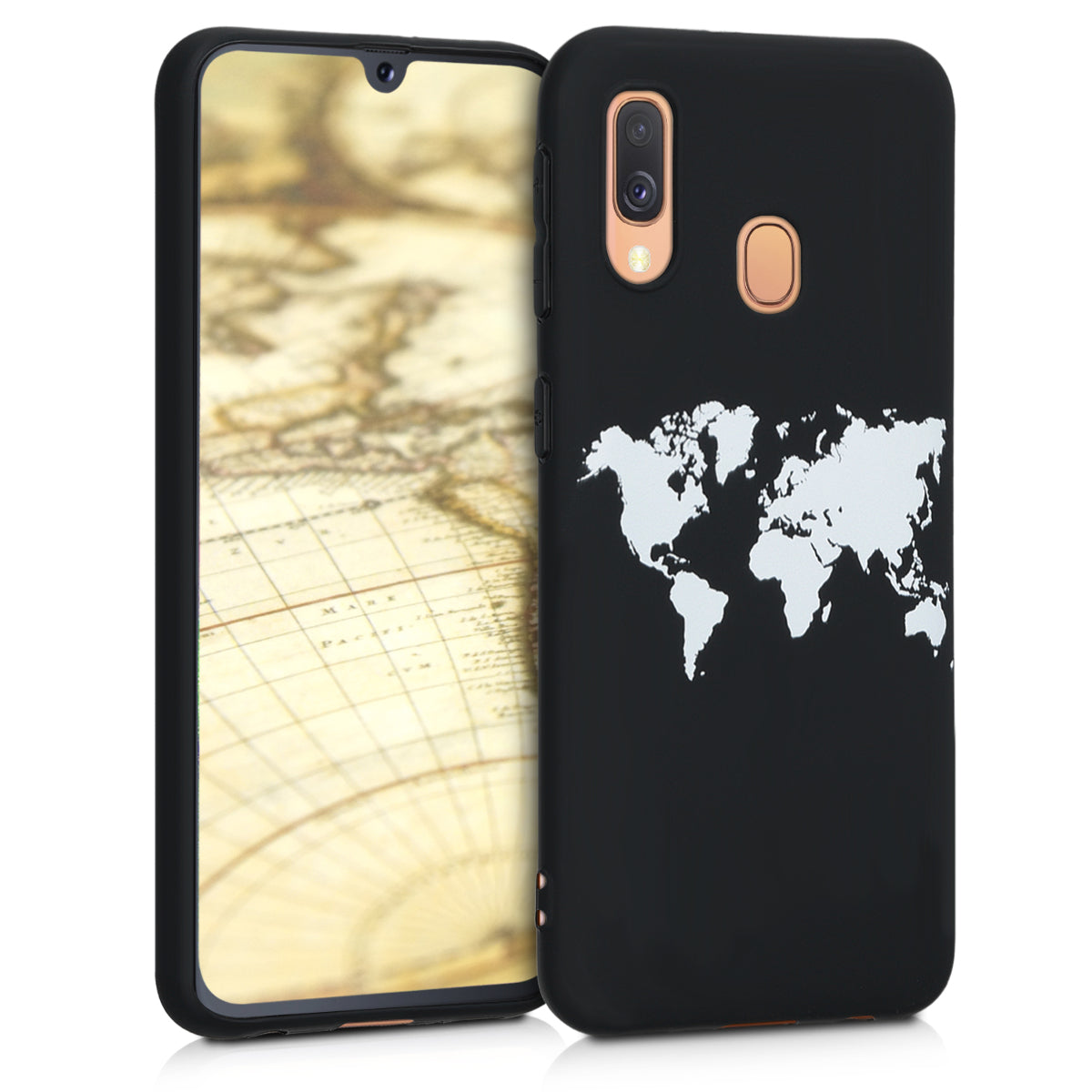 kwmobile Hülle kompatibel mit Samsung Galaxy A40 - Handyhülle Silikon Case