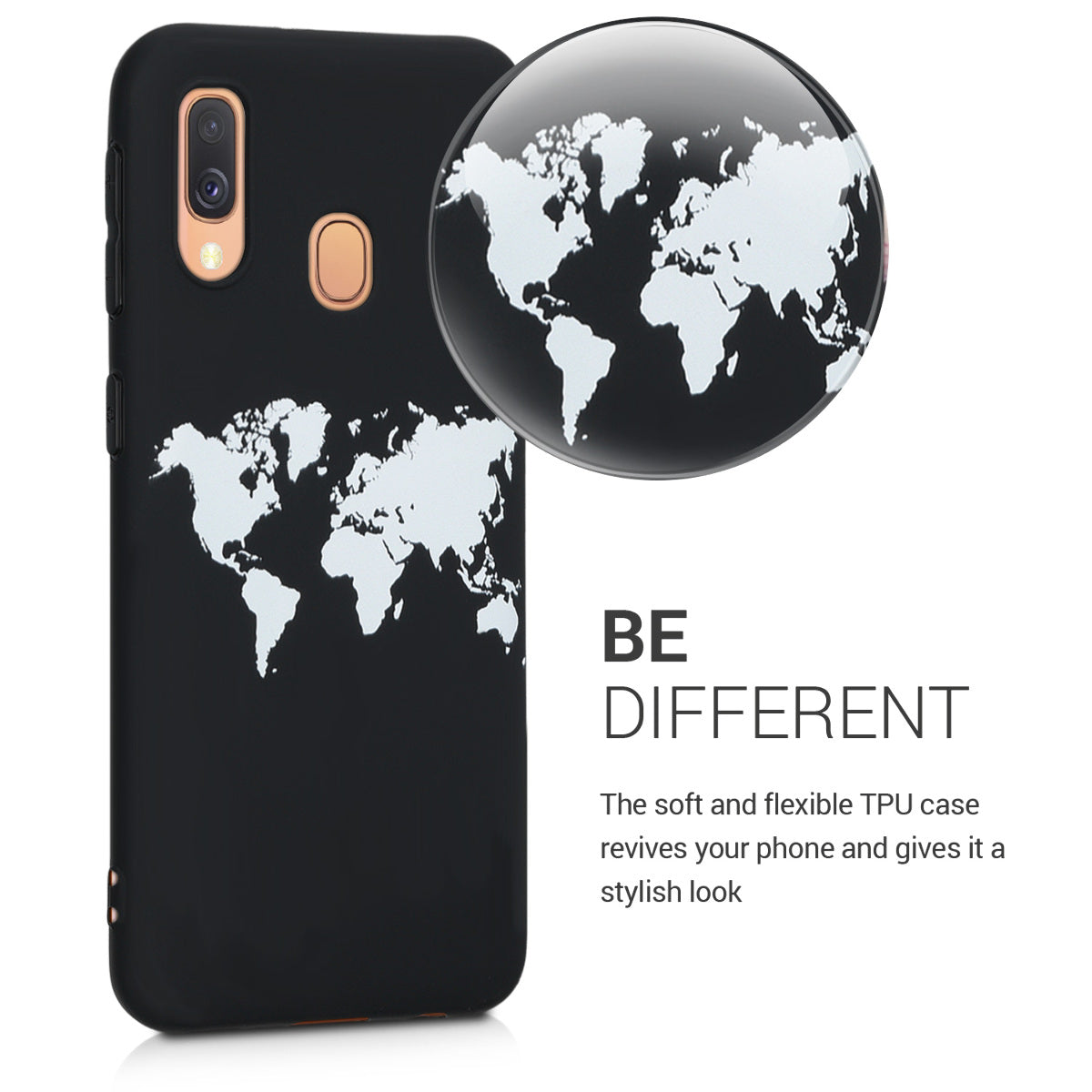 kwmobile Hülle kompatibel mit Samsung Galaxy A40 - Handyhülle Silikon Case