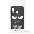Samsung Galaxy A20e Silikon Handyhülle Don't Touch My Phone