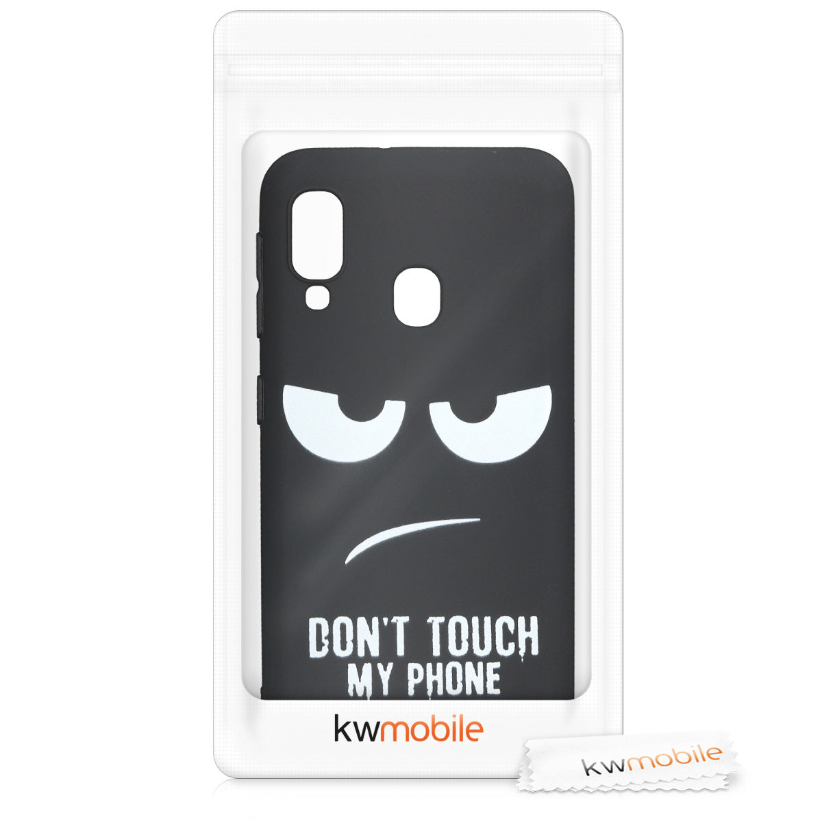 Samsung Galaxy A20e Silikon Handyhülle Don't Touch My Phone