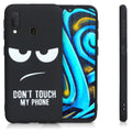 Samsung Galaxy A20e Silikon Handyhülle Don't Touch My Phone