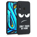 Samsung Galaxy A20e Silikon Handyhülle Don't Touch My Phone