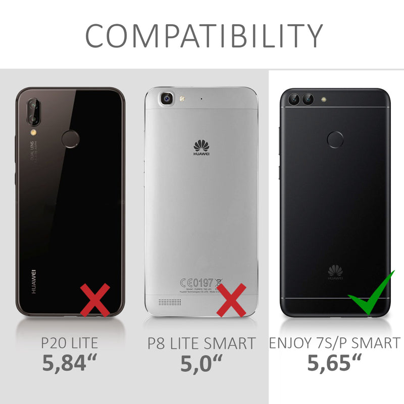 Hülle kompatibel mit Huawei Enjoy 7S / P Smart (2017)