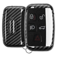 kwmobile Autoschlüssel Hülle kompatibel mit Land Rover Jaguar 5-Tasten Funk Autoschlüssel - Hardcover Schutzhülle Schlüsselhülle Cover