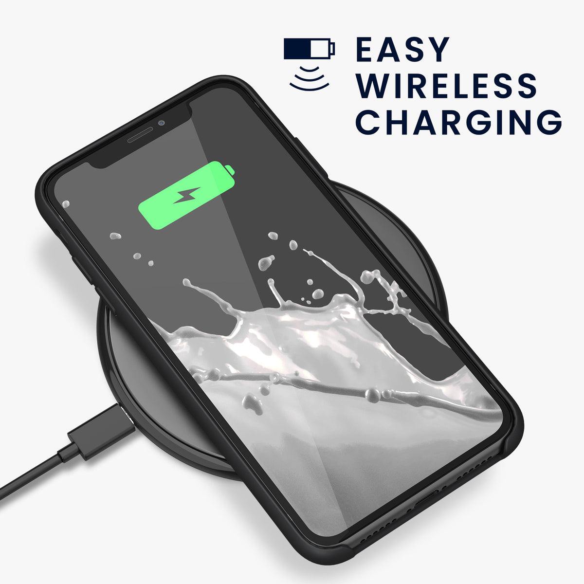 kwmobile Handyhülle für Apple iPhone 11 Hülle - Case Silikon - Kabelloses Laden - Schutzhülle Cover