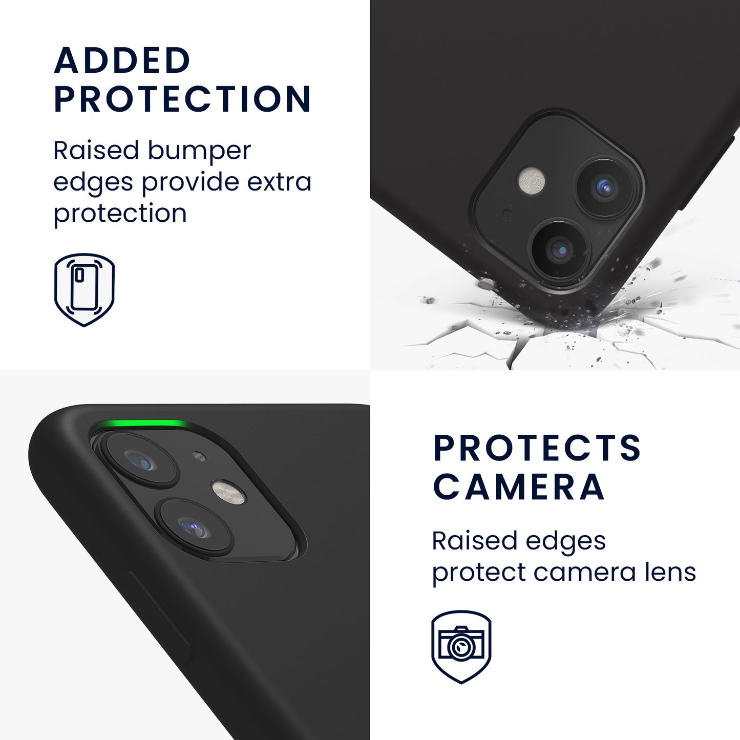 kwmobile Handyhülle für Apple iPhone 11 Hülle - Case Silikon - Kabelloses Laden - Schutzhülle Cover