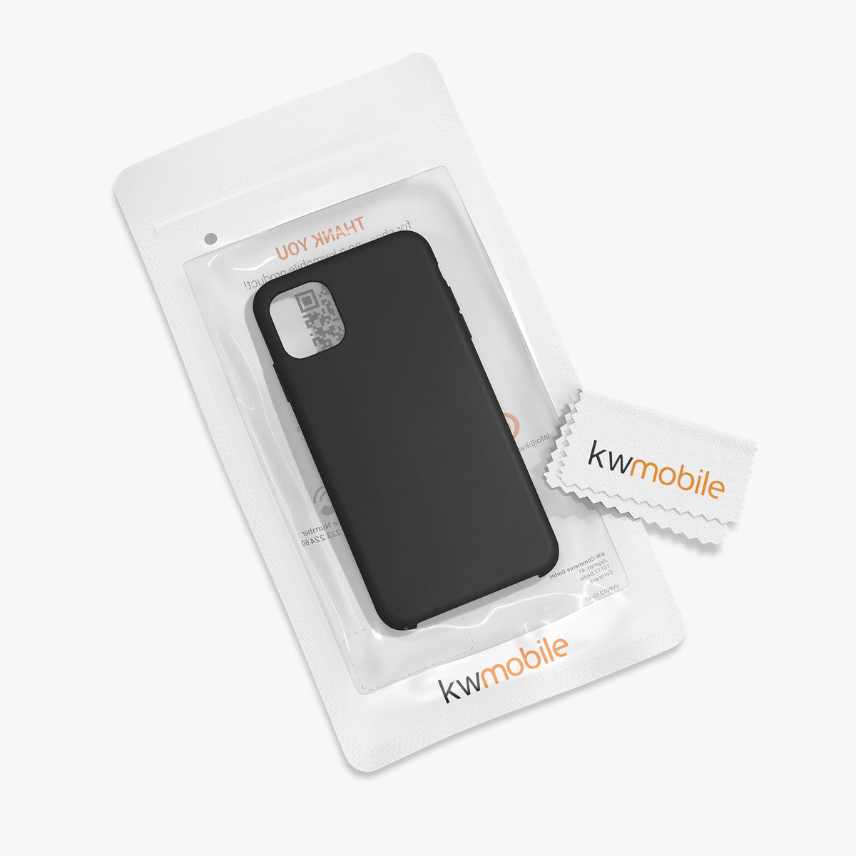 kwmobile Handyhülle für Apple iPhone 11 Hülle - Case Silikon - Kabelloses Laden - Schutzhülle Cover