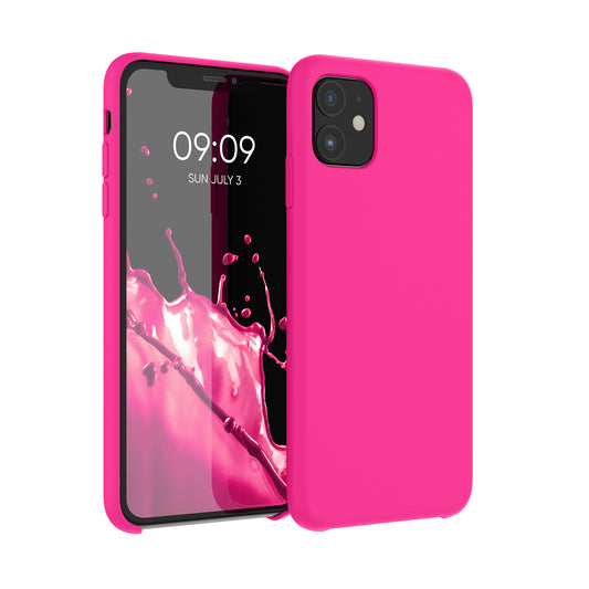 kwmobile Handyhülle für Apple iPhone 11 Hülle - Case Silikon - Kabelloses Laden - Schutzhülle Cover
