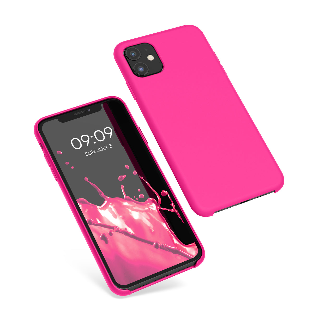 kwmobile Handyhülle für Apple iPhone 11 Hülle - Case Silikon - Kabelloses Laden - Schutzhülle Cover