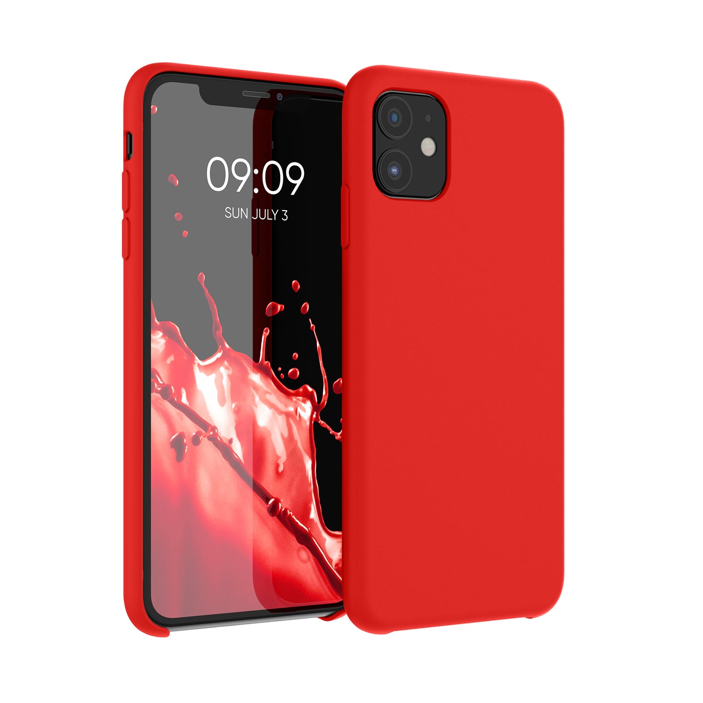 kwmobile Handyhülle für Apple iPhone 11 Hülle - Case Silikon - Kabelloses Laden - Schutzhülle Cover