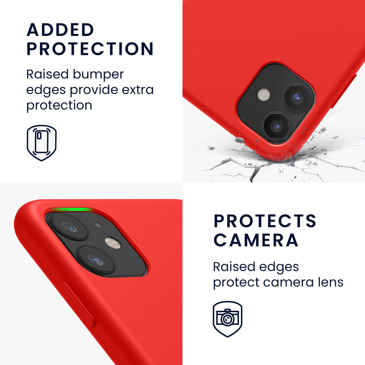 kwmobile Handyhülle für Apple iPhone 11 Hülle - Case Silikon - Kabelloses Laden - Schutzhülle Cover