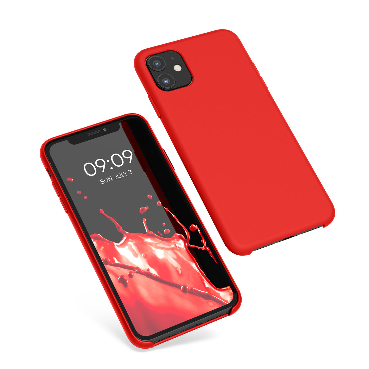kwmobile Handyhülle für Apple iPhone 11 Hülle - Case Silikon - Kabelloses Laden - Schutzhülle Cover