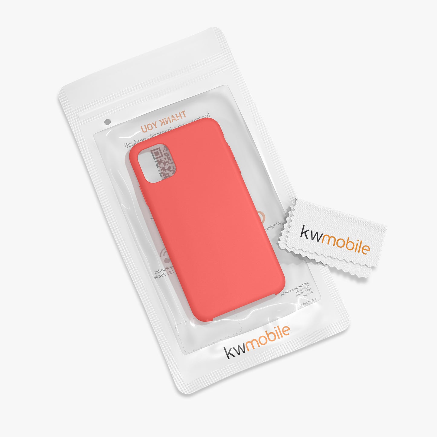 kwmobile Handyhülle für Apple iPhone 11 Hülle - Case Silikon - Kabelloses Laden - Schutzhülle Cover
